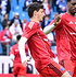 Getragenes rotes Aufwärmshirt Gocho vs. Hoffenheim (1)