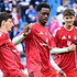 Getragenes rotes Aufwärmshirt Sambi vs. Hoffenheim (1)