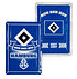 HSV Blechschild 2er-Set "Hamburger SV" (1)