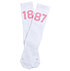 HSV Socken "1887 weiß-pink"