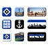 Magneten 9er-Set "Nur der HSV" (1)