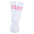 Socken "1887 weiß-pink"