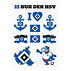 Sticker Set "Hamburger SV" (1)