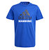 adidas T-Shirt Kids Hamburg blau (1)