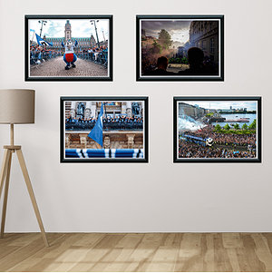 Poster 4er-Set Aufstieg 24/25 "Stadt"