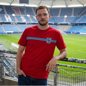 1887 T-Shirt "Balken rot"