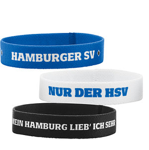 Armbänder 3er-Set "Hamburger SV"