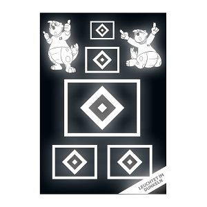 Aufkleber-Set "Nachleuchtend"
