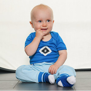 Body Baby "Logo blau"