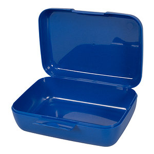 Brotdose "Raute blau"