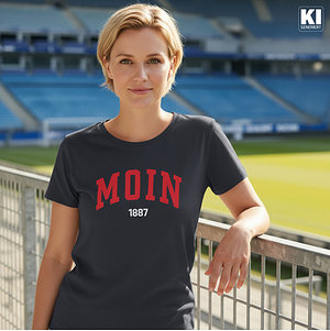 Derbe T-Shirt Damen "Moin navy"