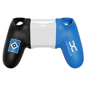Fantroller PS4 "Blau-Weiß-Schwarz"