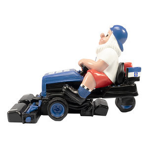 Gartenzwerg "Aufsitzmäher"