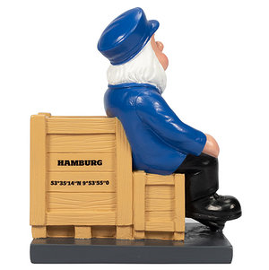 Gartenzwerg "Holzkiste"