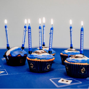 Geburtstagskerzen 10er-Set "Hamburger SV"