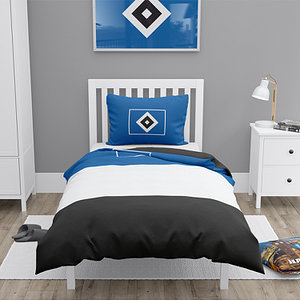 HSV Bettwäsche "Blockstreifen"