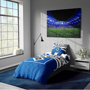 HSV Bettwäsche "Strahlen"