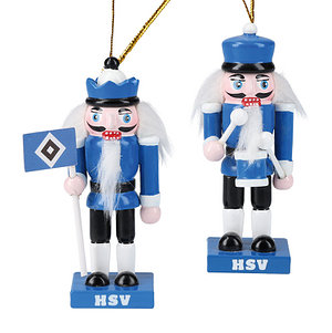 Holzanhänger 2er-Set "Nussknacker und Trommler"