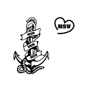 Inkster Tattoo 2er-Set "Anker"