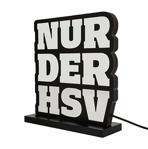 LED Licht "Nur der HSV"