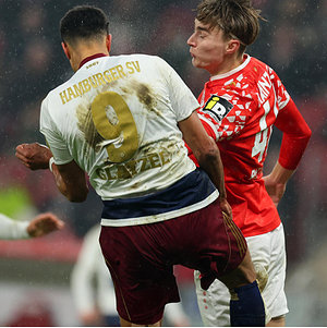 Matchworn Sondertrikot-Set Glatzel vs. Mainz