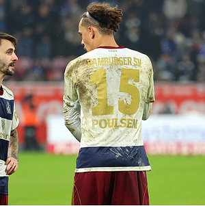 Matchworn Sondertrikot-Set Poulsen vs. Mainz