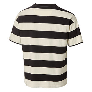 Rothosen T-Shirt Blockstreifen