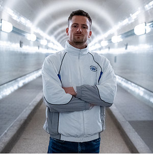 SC Trackjacke "Retro weiß"