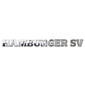 Schriftzug Chrom "Hamburger SV"