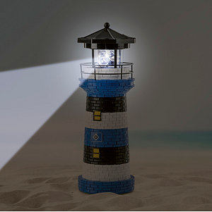 Solarlicht "Blau-weiß-schwarz"