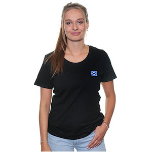 T-Shirt Damen "Logo schwarz"