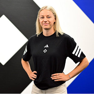 adidas T-Shirt Damen FI schwarz