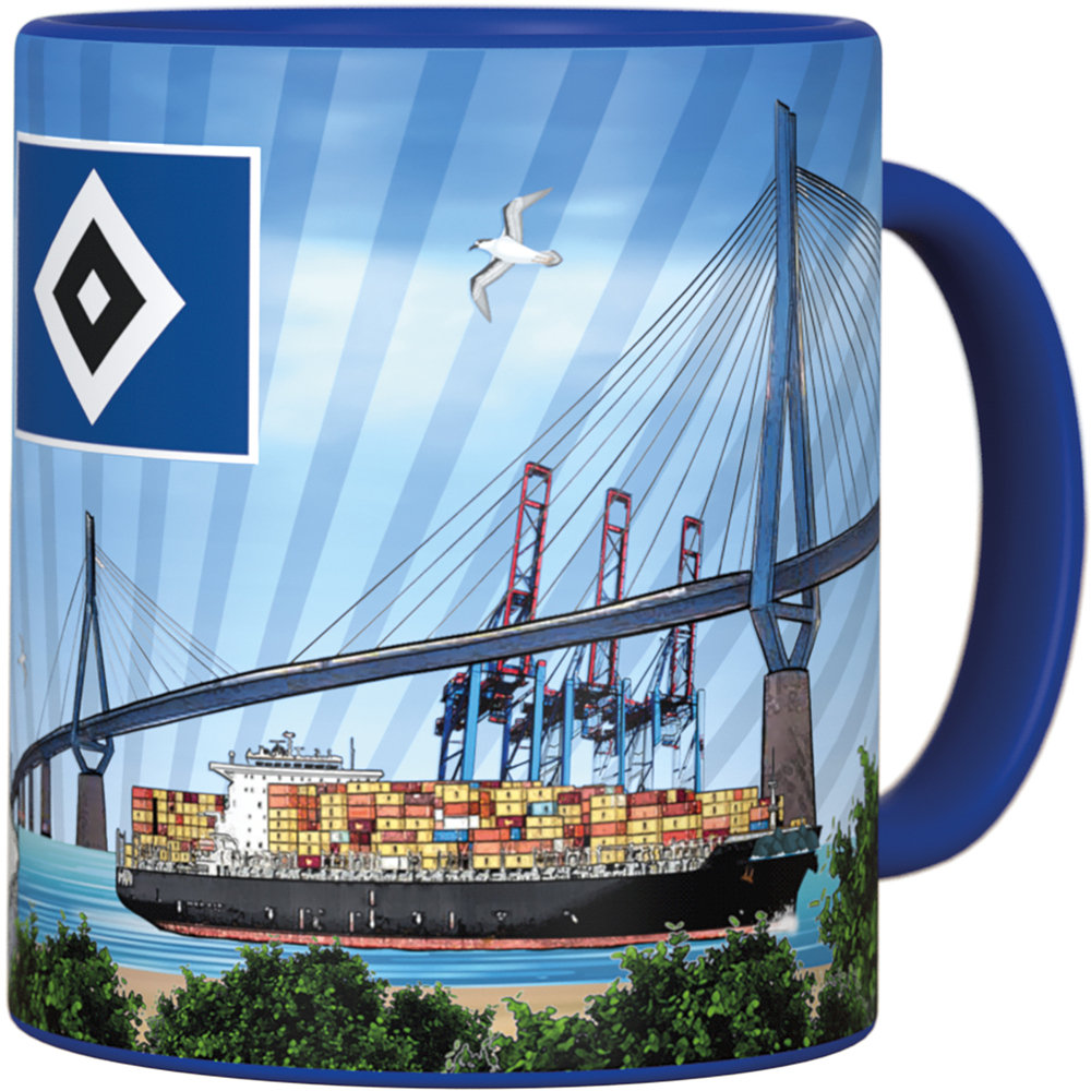 Hamburger SV HSV Tasse 29973 Becher Metallic Hamburg 