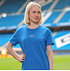 SC T-Shirt Damen "Logo mittig blau" (2)
