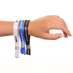Armbänder 3er Set "Blau-Weiß-Schwarz"