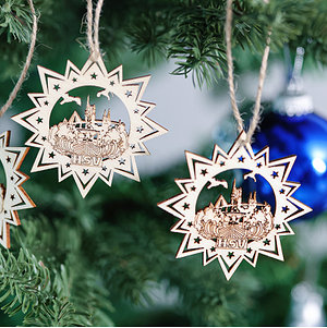 Holzanhänger 3er-Set "Schiff"