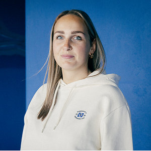 SC Kapuzenpullover Logo weiß