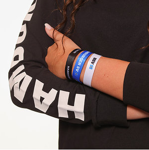 Armbänder 3er Set "Blau-Weiß-Schwarz"