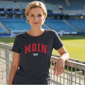 Derbe T-Shirt Damen "Moin navy"