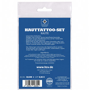 Hauttattoo-Set "Raute"