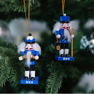 Holzanhänger 2er-Set "Nussknacker gold"