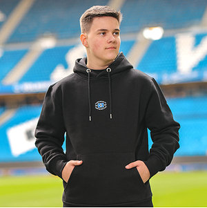 SC Kapuzenpullover "Logo mittig schwarz"