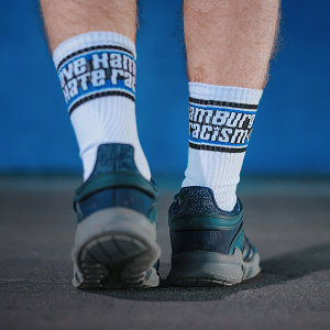 Sportsocken 2er Set "Love Hamburg - Hate Racism"