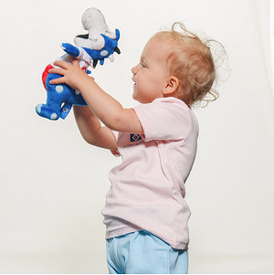 T-Shirt Baby "Lütte Rothose rosa"