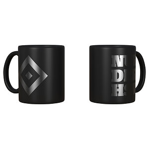 Tasse "Raute schwarz"