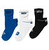 Sneakersocken 3er-Set "Blau-Weiß-Schwarz" (3)